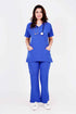 Women's 5-Pocket Scrub with Bell Bottom Pants